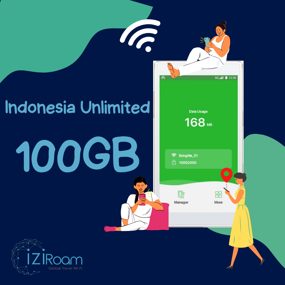 Indonesia 100GB Unlimited 